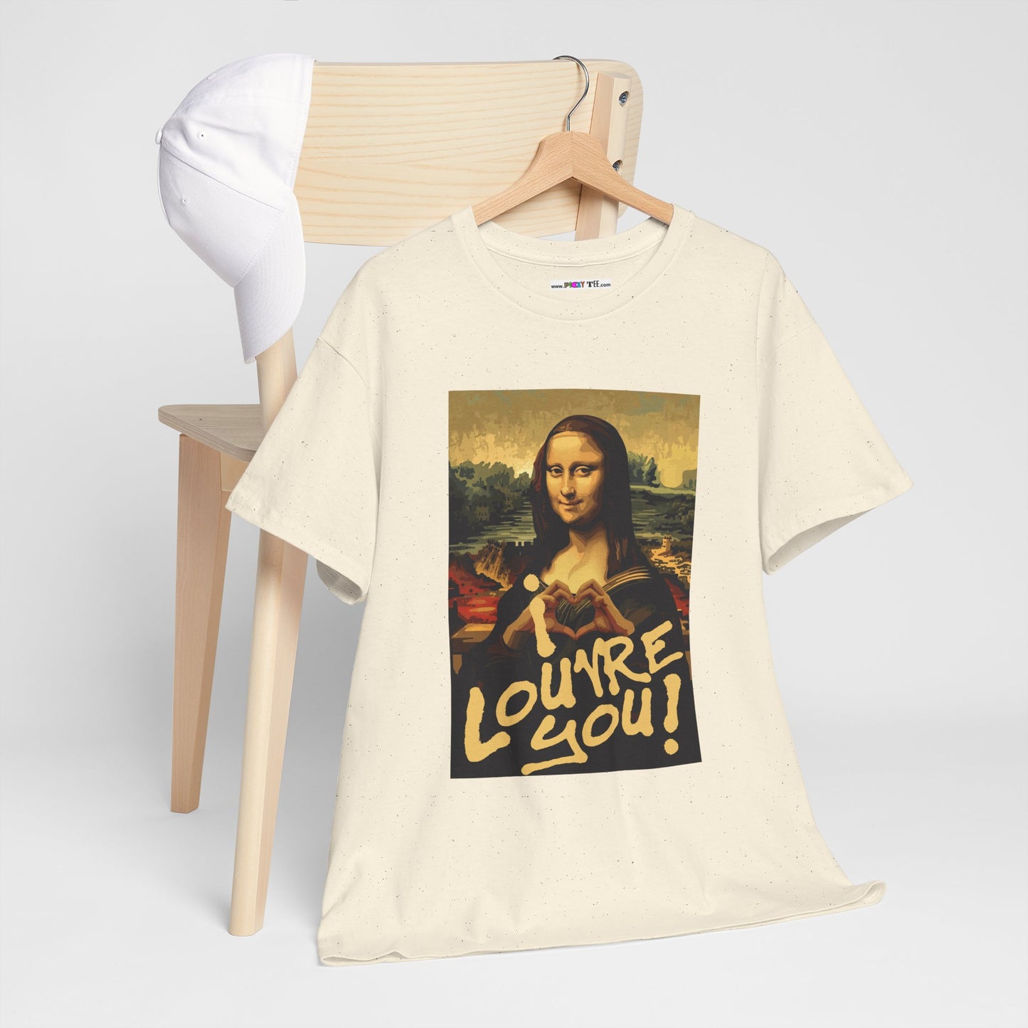 I LOUVRE YOU! Unisex Heavy Cotton Tee
