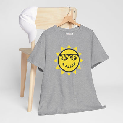 SUN OFF A BEACH Unisex Heavy Cotton Tee
