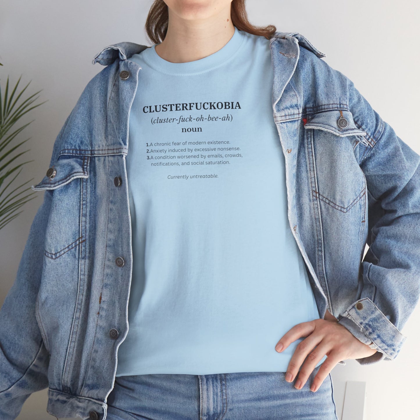 CLUSTERFUCKOBIA Unisex Heavy Cotton Tee