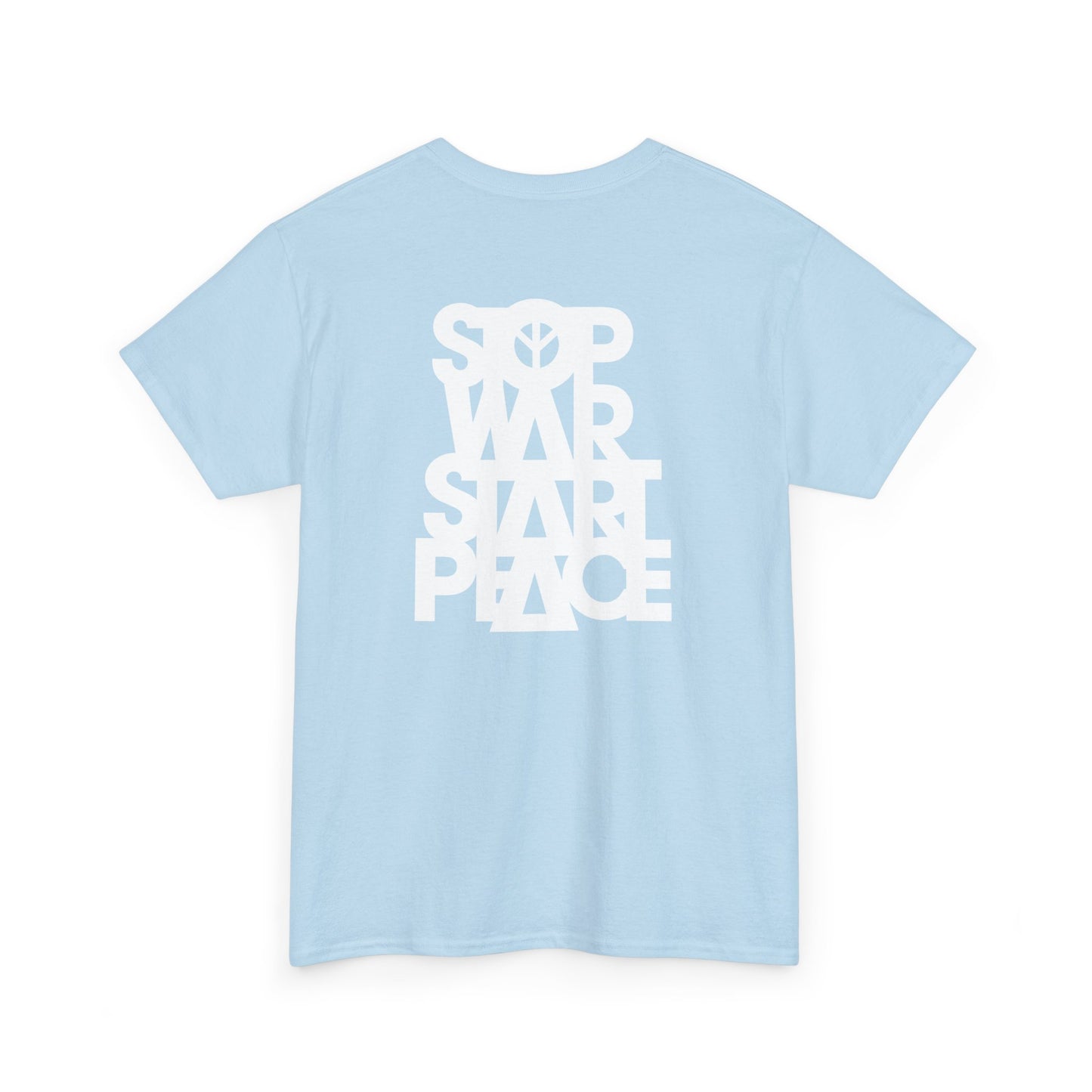 STOP WAR START PEACE Unisex Heavy Cotton Tee