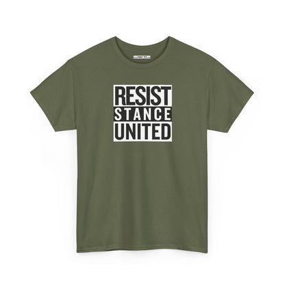 RESIST STANCE UNITED Unisex Heavy Cotton Tee