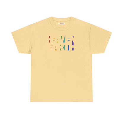 HEAVEN ON EARTH Unisex Heavy Cotton Tee — here now.