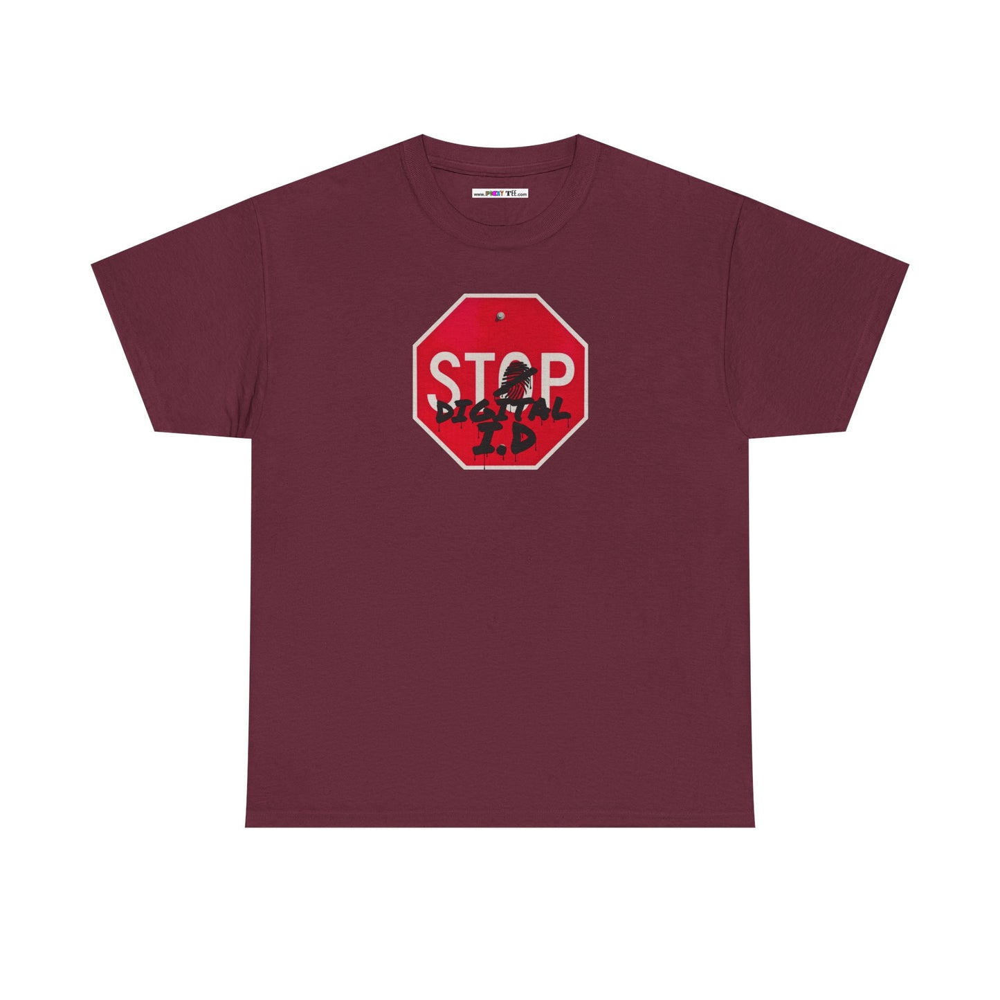 STOP digital i.d Unisex Heavy Cotton Tee