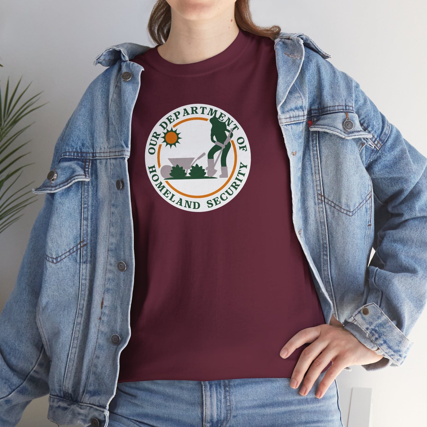 HOMELAND SECURITY (OUR DEPARTMENT OF) Unisex Heavy Cotton Tee