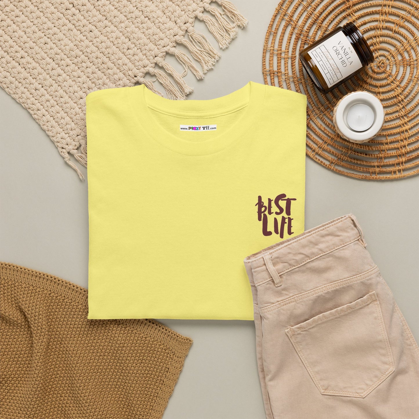 BEST LIFE Unisex Heavy Cotton Tee