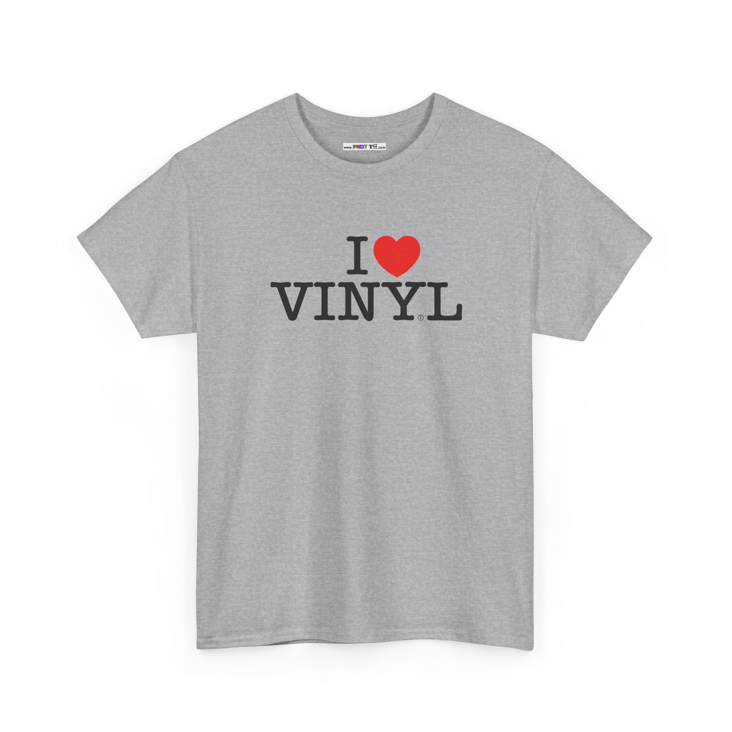 I ❤️ VINYL Unisex Heavy Cotton Tee