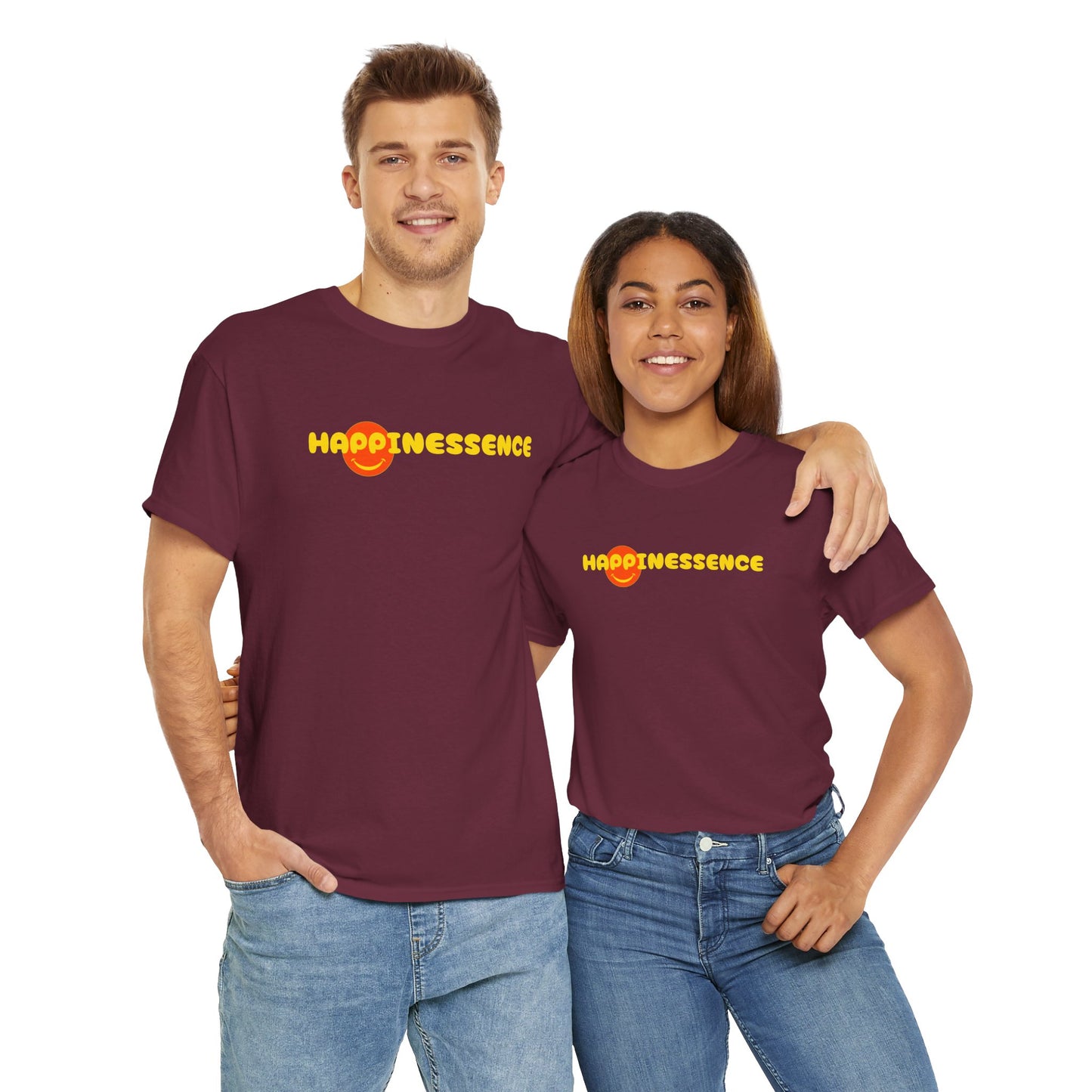 HAPPINESSENCE Unisex Heavy Cotton Tee
