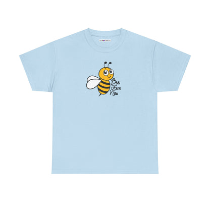 Bee Here Now Unisex Heavy Cotton Tee