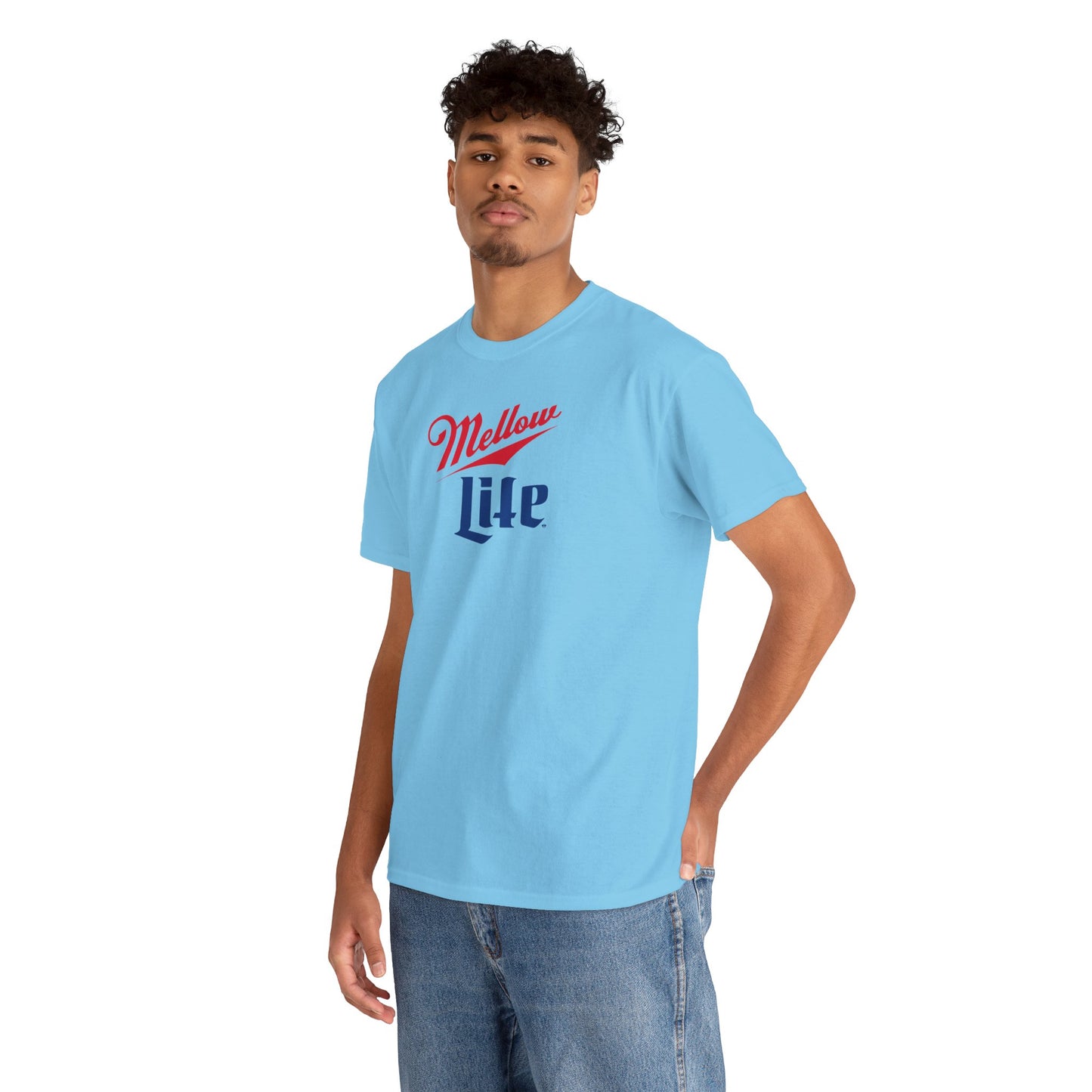 MELLOW LIFE Unisex Heavy Cotton Tee