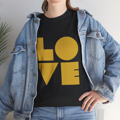 LOVE is GOLD Unisex Heavy Cotton Tee
