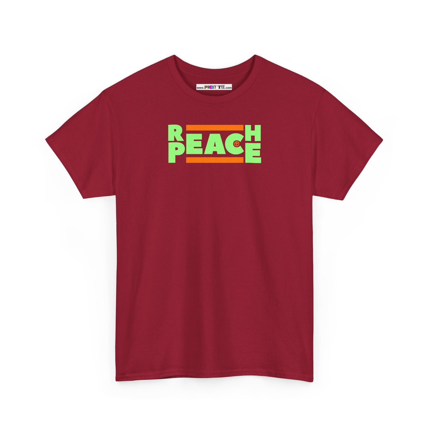 REACH PEACE Unisex Heavy Cotton Tee