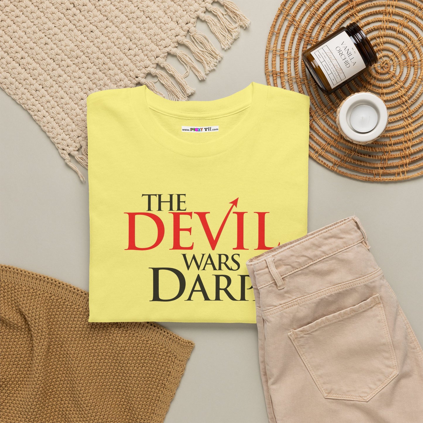 THE DEVIL WARS DARPA Unisex Heavy Cotton Tee