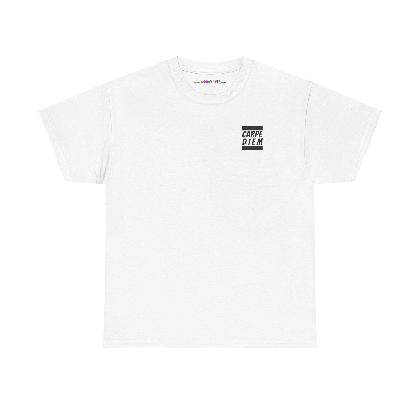 CARPE DIEM "I SEIZE DAY, PEOPLE" Unisex Heavy Cotton Tee