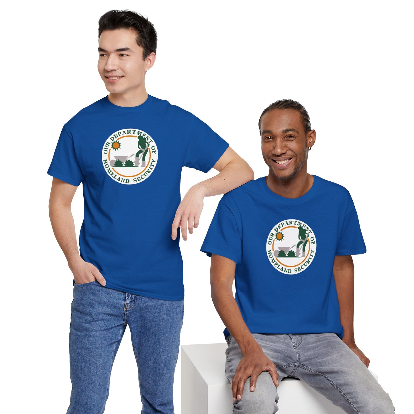 HOMELAND SECURITY (OUR DEPARTMENT OF) Unisex Heavy Cotton Tee