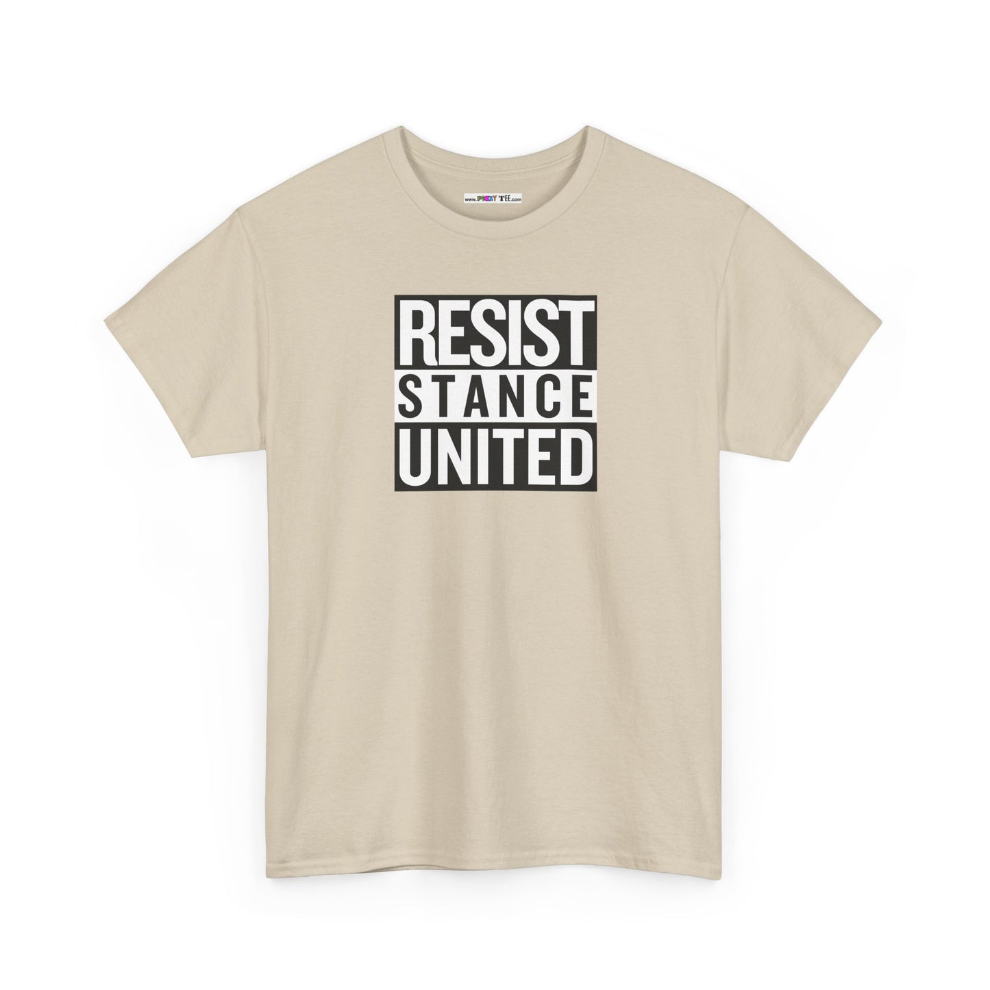 RESIST STANCE UNITED Unisex Heavy Cotton Tee