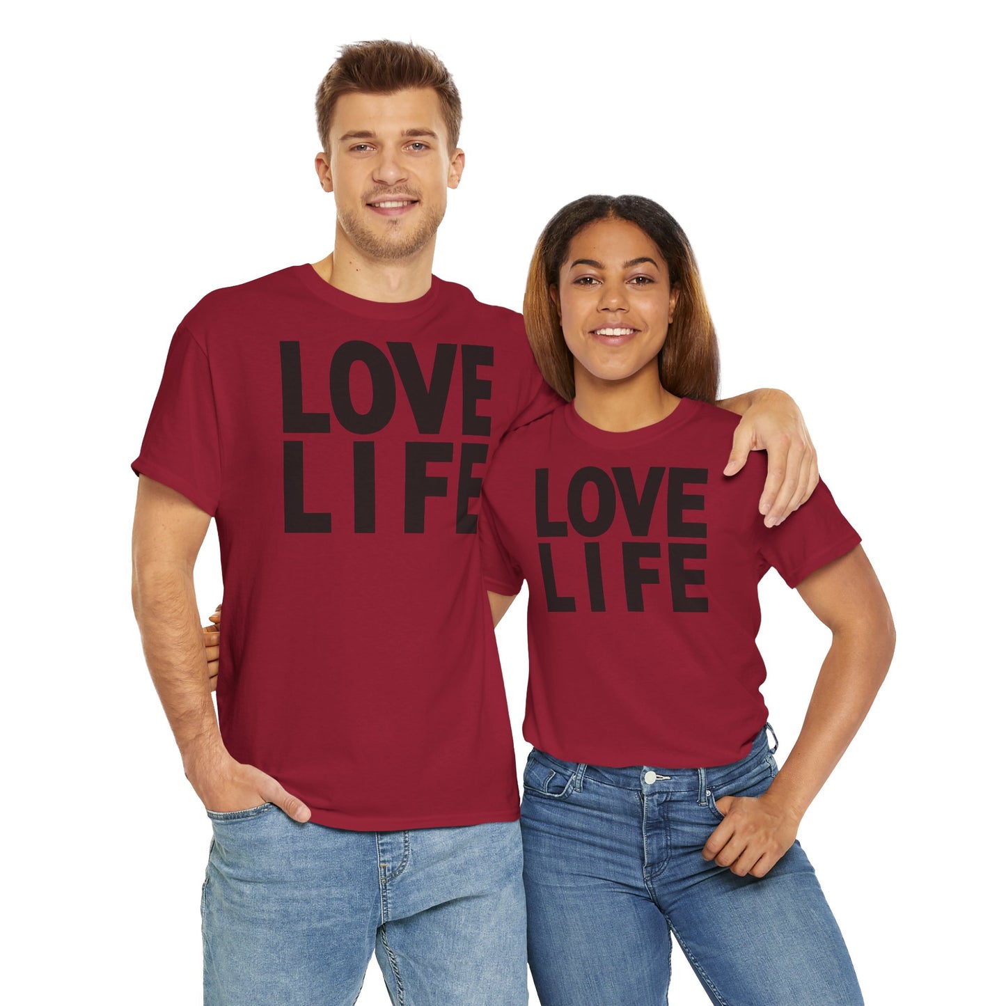 LOVE LIFE Unisex Heavy Cotton Tee
