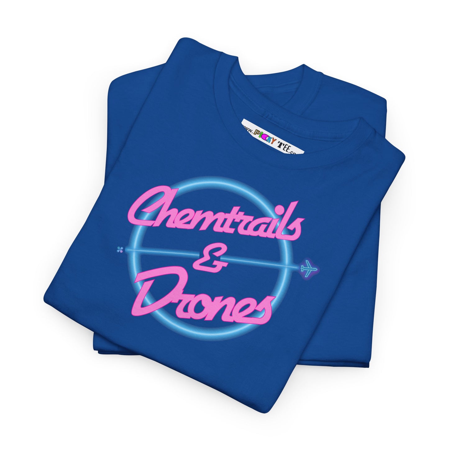 Chemtrails & Drones Unisex Heavy Cotton Tee