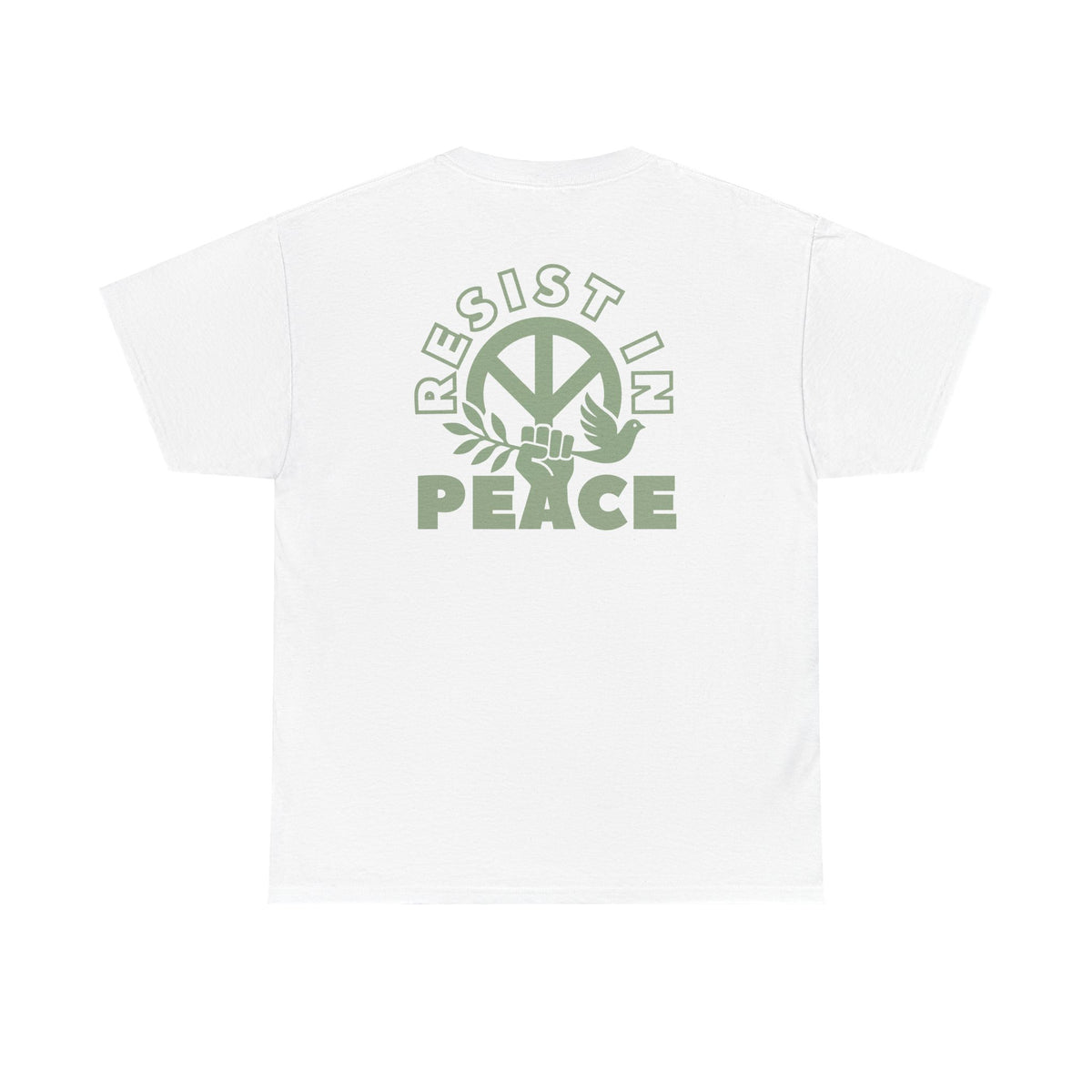 RESIST IN PEACE Unisex Heavy Cotton Tee