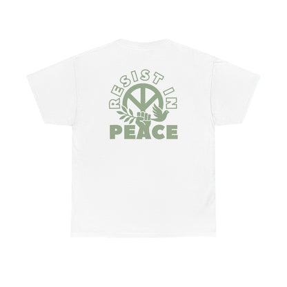 RESIST IN PEACE Unisex Heavy Cotton Tee