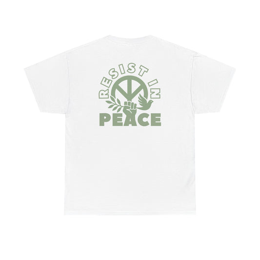 RESIST IN PEACE Unisex Heavy Cotton Tee