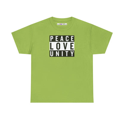 PEACELOVEUNITY Unisex Heavy Cotton Tee