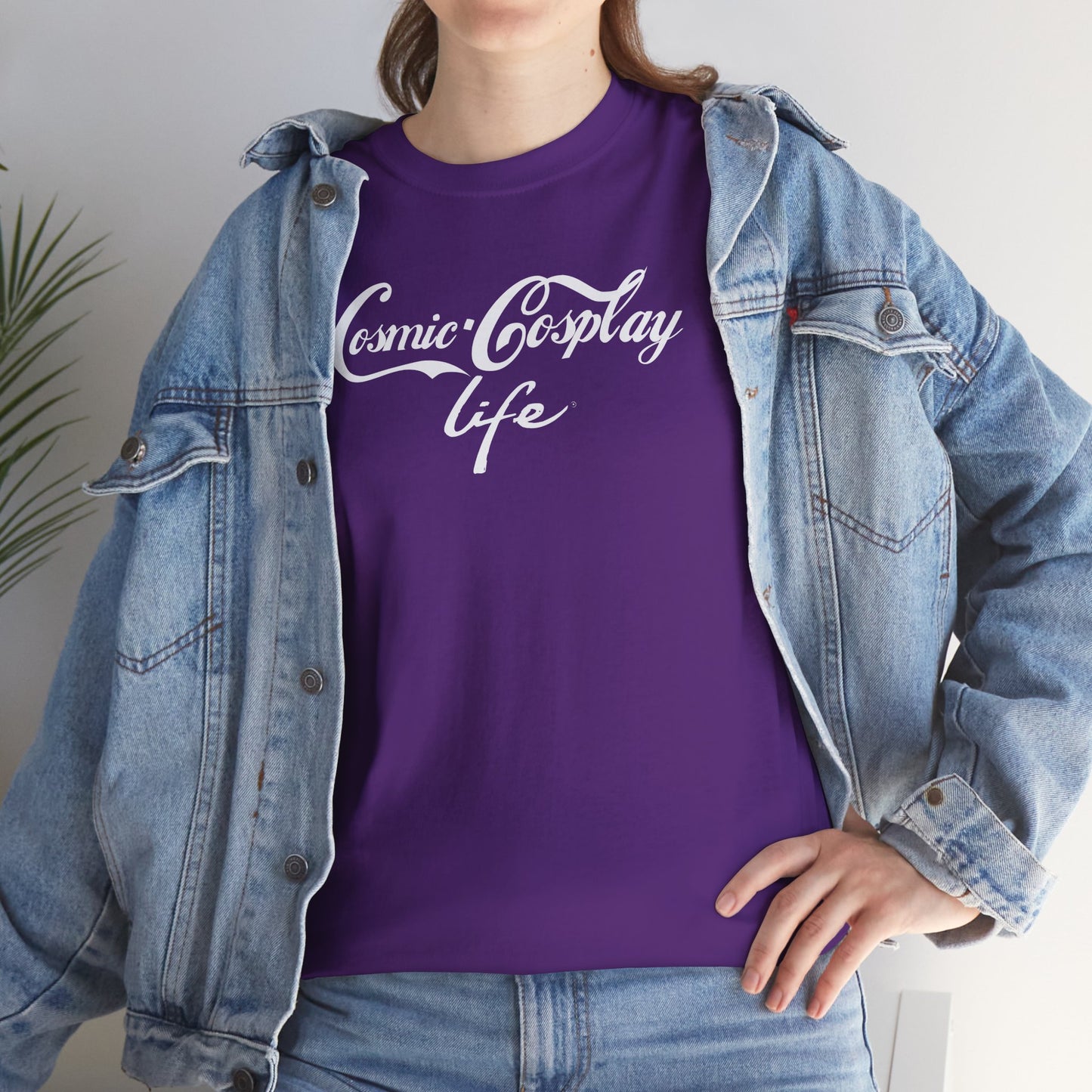 Cosmic Cosplay Life Unisex Heavy Cotton Tee