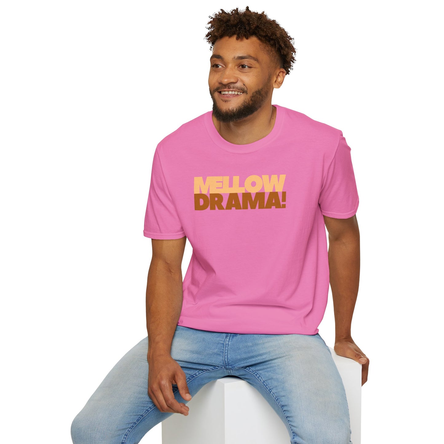 mellow DRAMA! Unisex Softstyle 100% Cotton T-Shirt