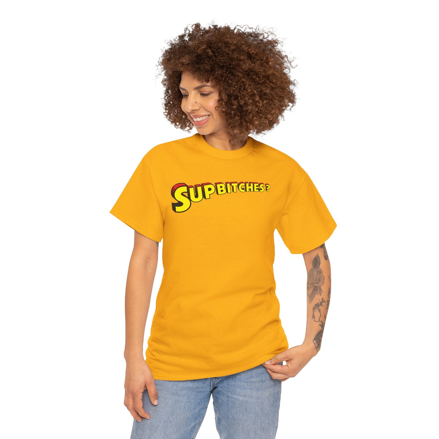 SUP BITCHES? Unisex Heavy Cotton Tee