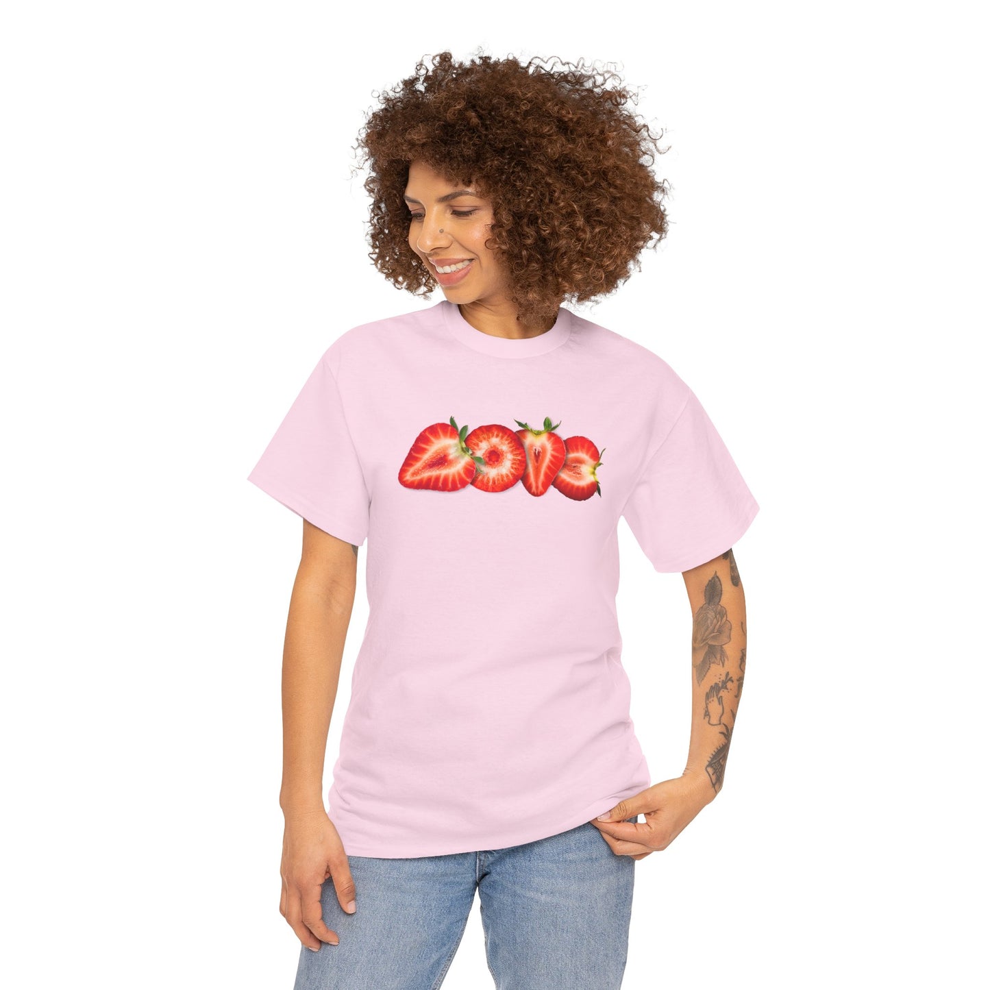 BERRY MUCH LOVE Unisex Heavy Cotton Tee