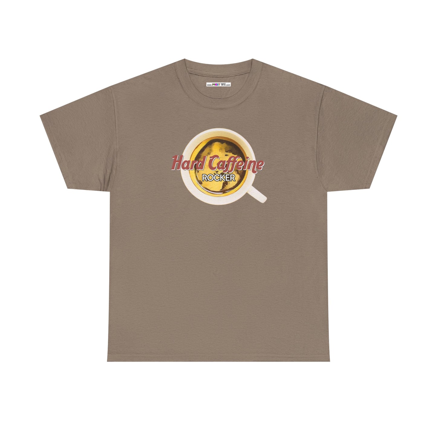 Hard Caffeine ROCKER Unisex Heavy Cotton Tee