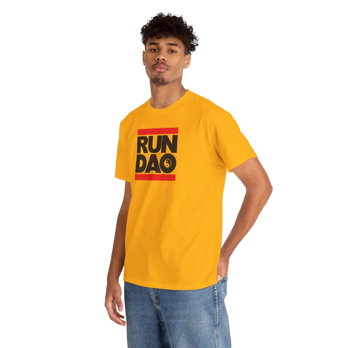 RUN DAO Unisex Heavy Cotton Tee