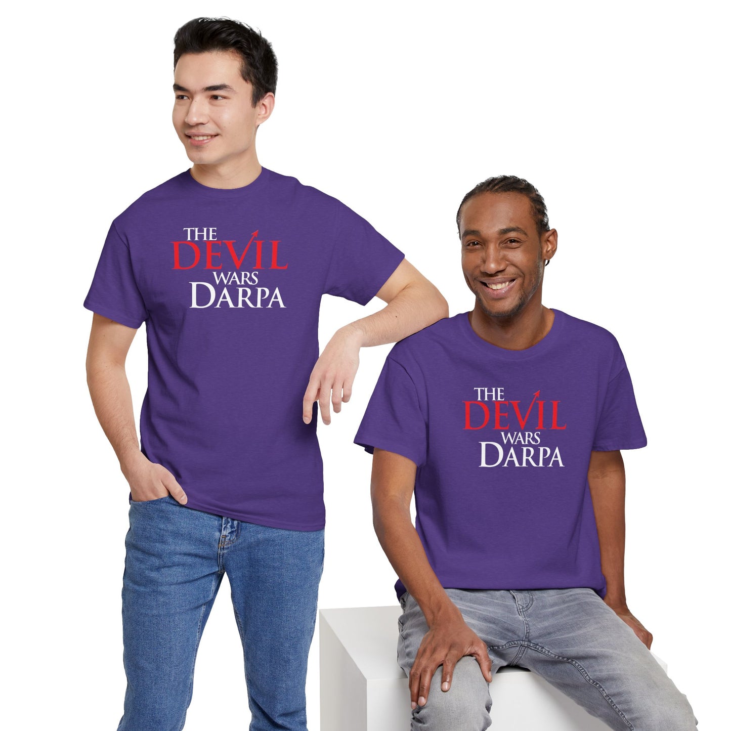 THE DEVIL WARS DARPA Unisex Heavy Cotton Tee