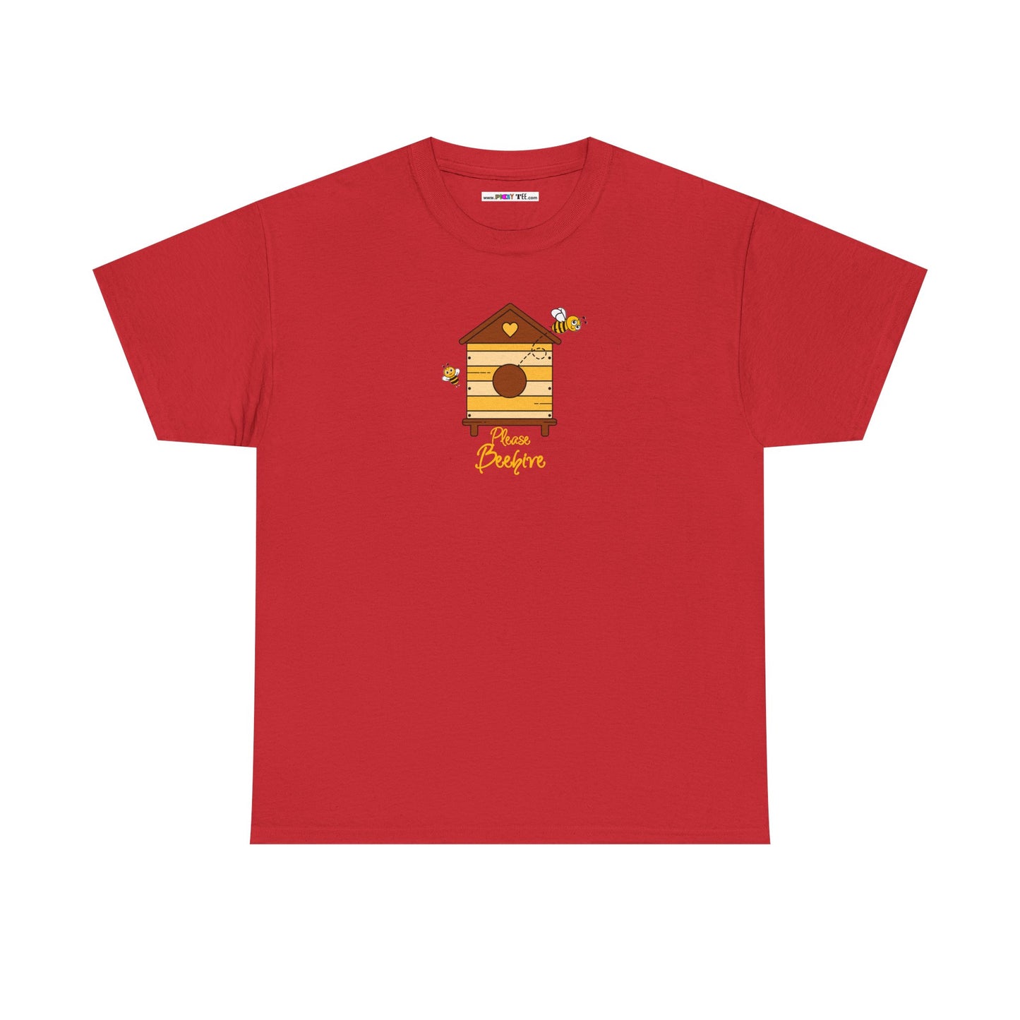 Please Beehive Unisex Heavy Cotton Tee
