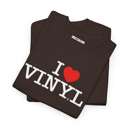 I ❤️ VINYL Unisex Heavy Cotton Tee