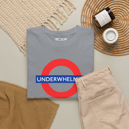 UNDERWHELMED Unisex Heavy Cotton Tee