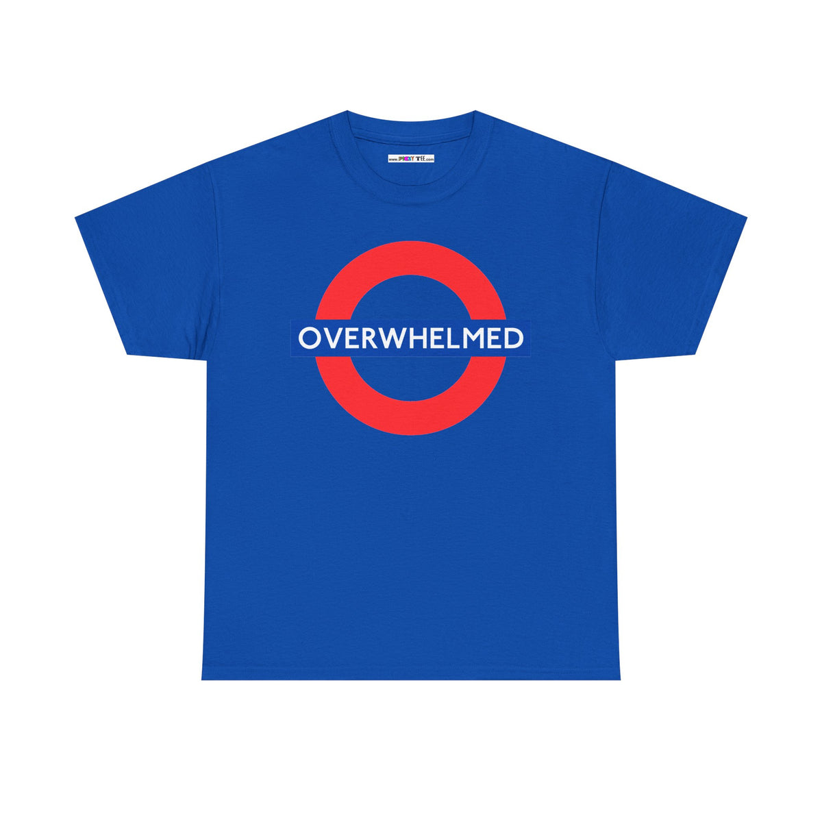 OVERWHELMED Unisex Heavy Cotton Tee