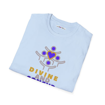 DIVINE AND CONCUR Unisex Softstyle 100% Cotton T-Shirt