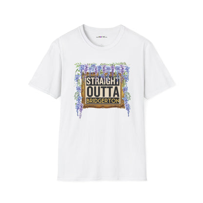 STRAIGHT OUTTA BRIDGERTON Unisex Softstyle 100% Cotton T-Shirt