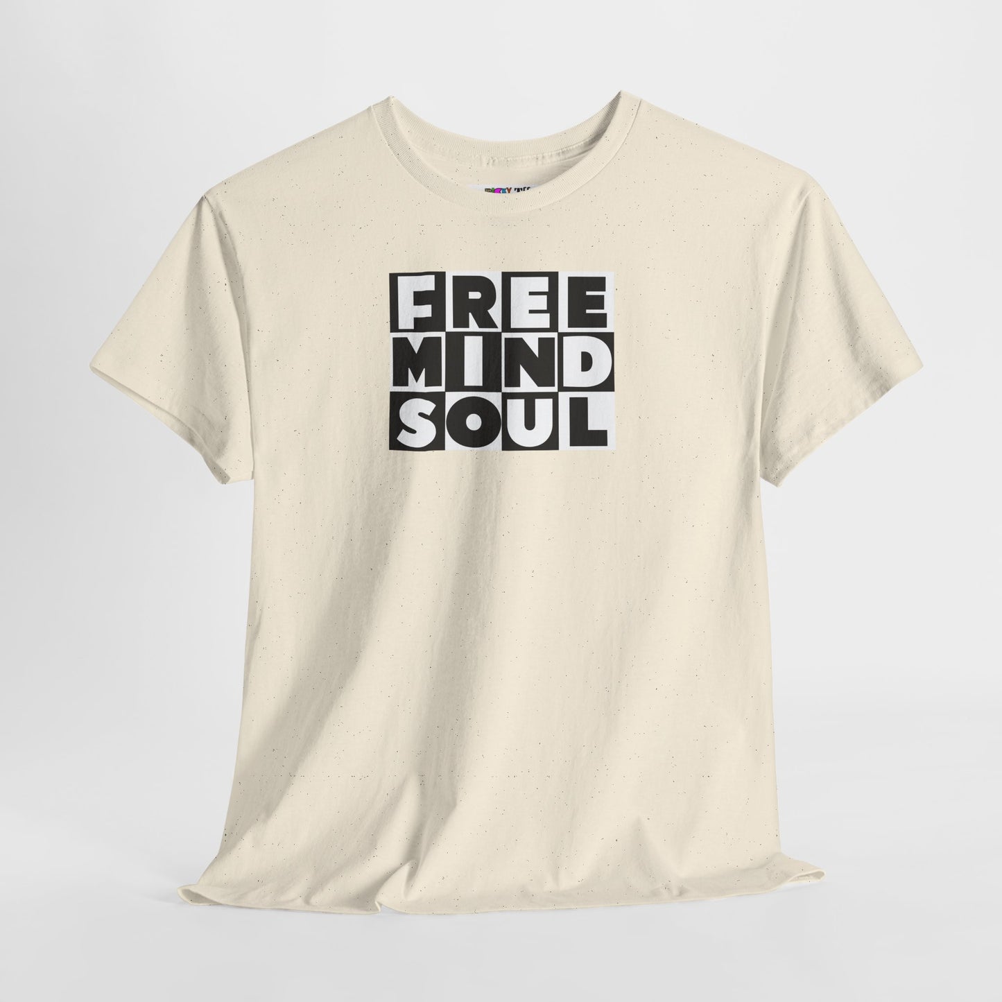 FREE MIND SOUL Unisex Heavy Cotton Tee