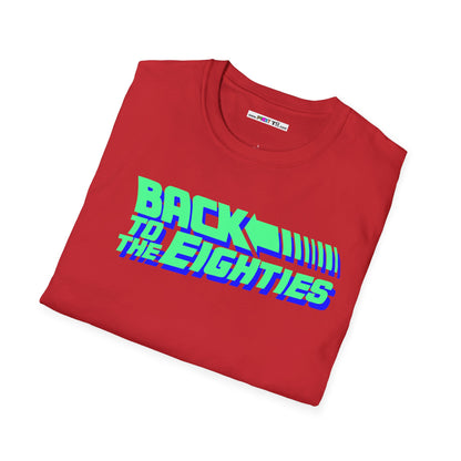 BACK TO THE EIGHTIES Unisex Softstyle 100% Cotton T-Shirt