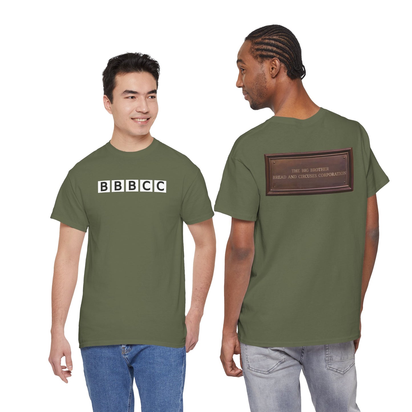 BBBCC the big brother bread and circuses corporation Unisex Heavy Cotton Tee