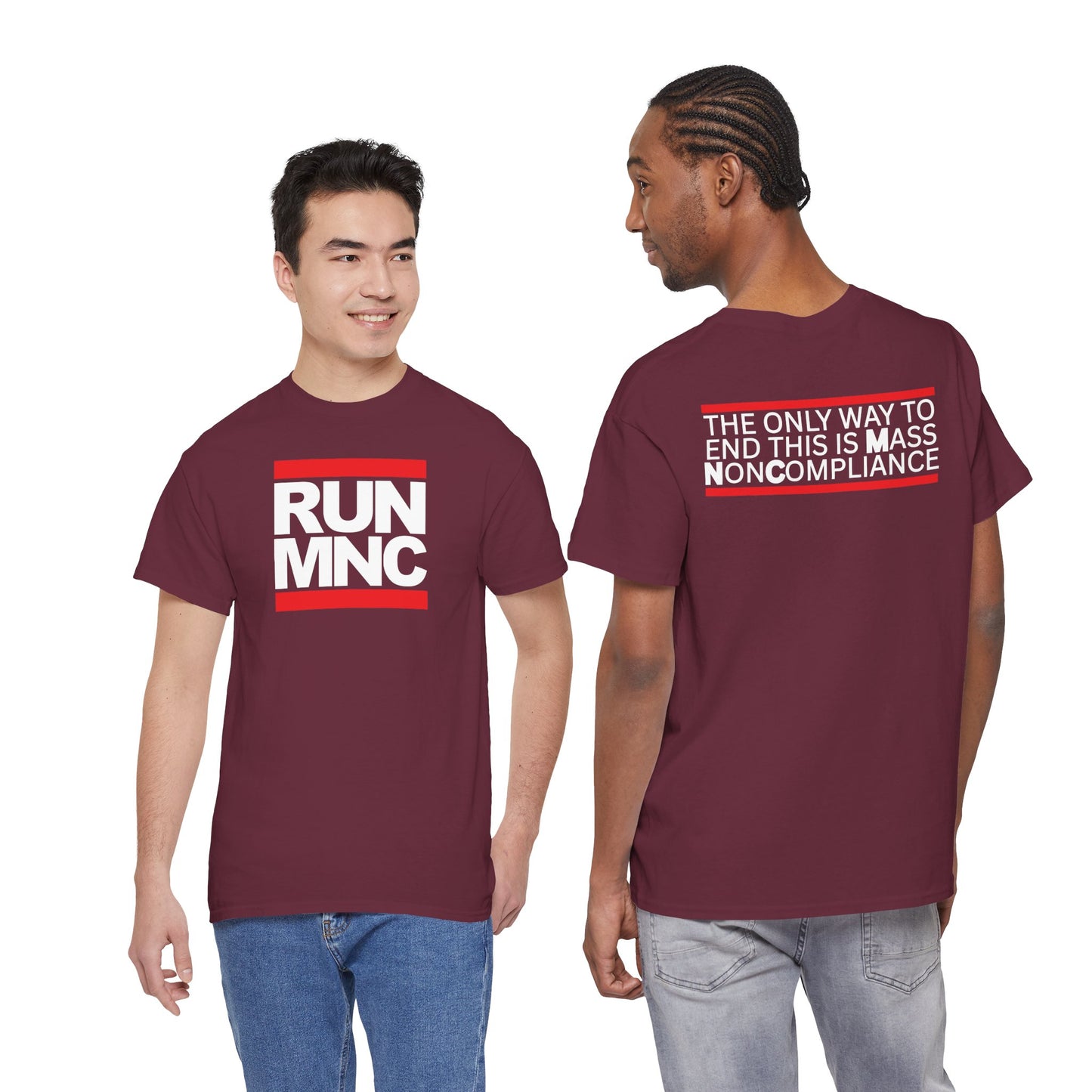 RUNMNC Unisex Heavy Cotton Tee