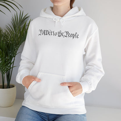 poWEr to THE PEOPLE Unisex Heavy Blend™ Hooded Sweatshirt