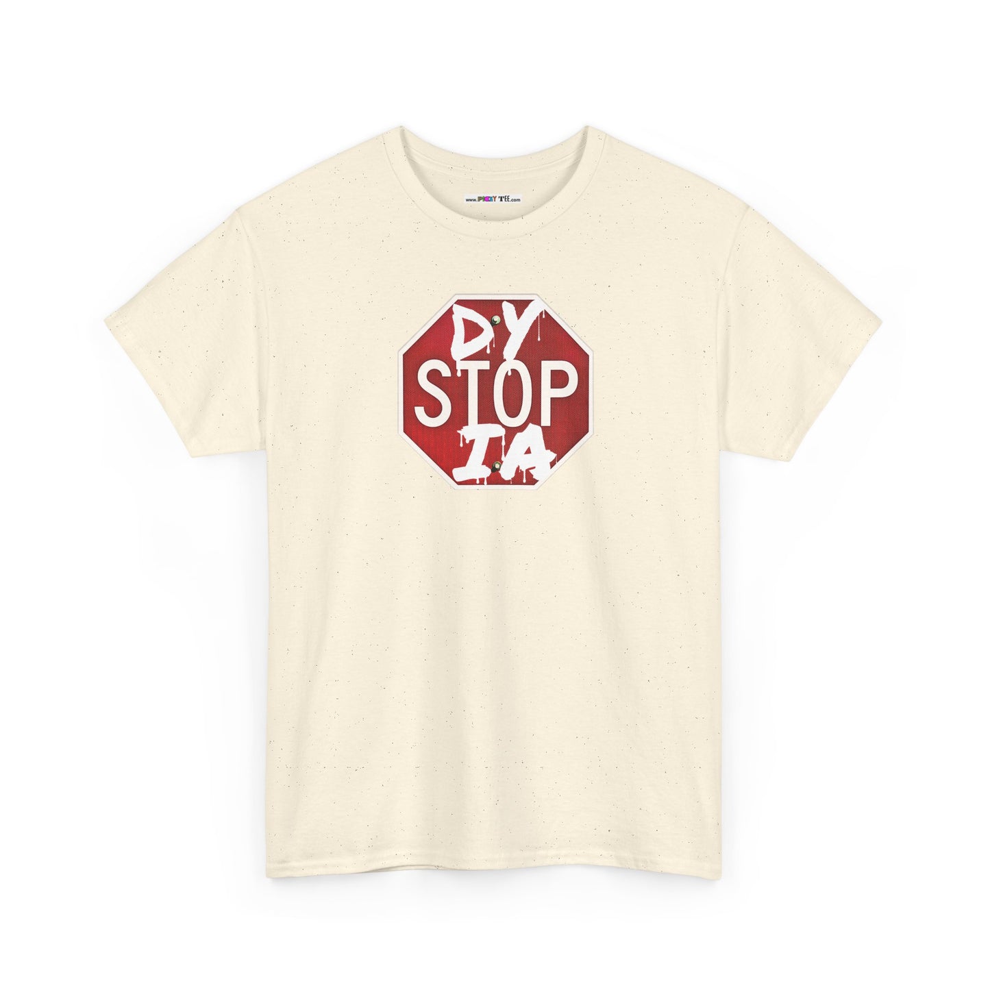 STOP DYSTOPIA Unisex Heavy Cotton Tee