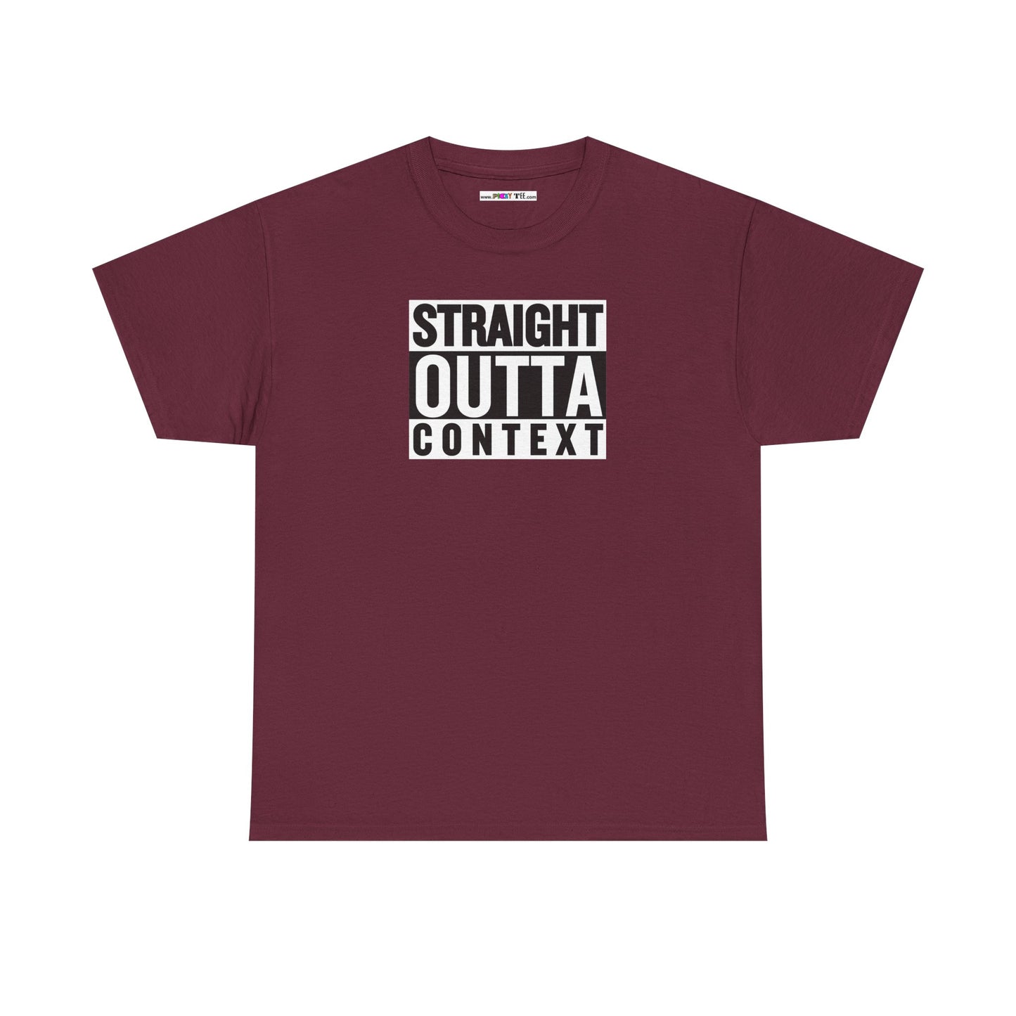 STRAIGHT OUTTA CONTEXT Unisex Heavy Cotton Tee