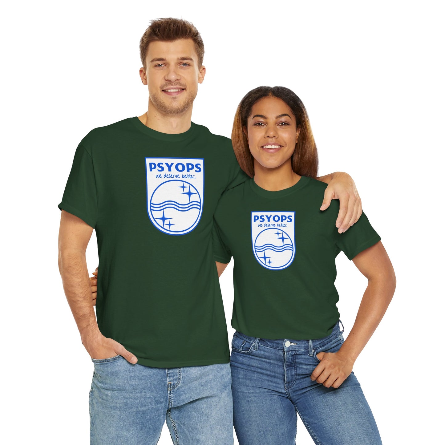 we deserve better PSYOPS Unisex Heavy Cotton Tee