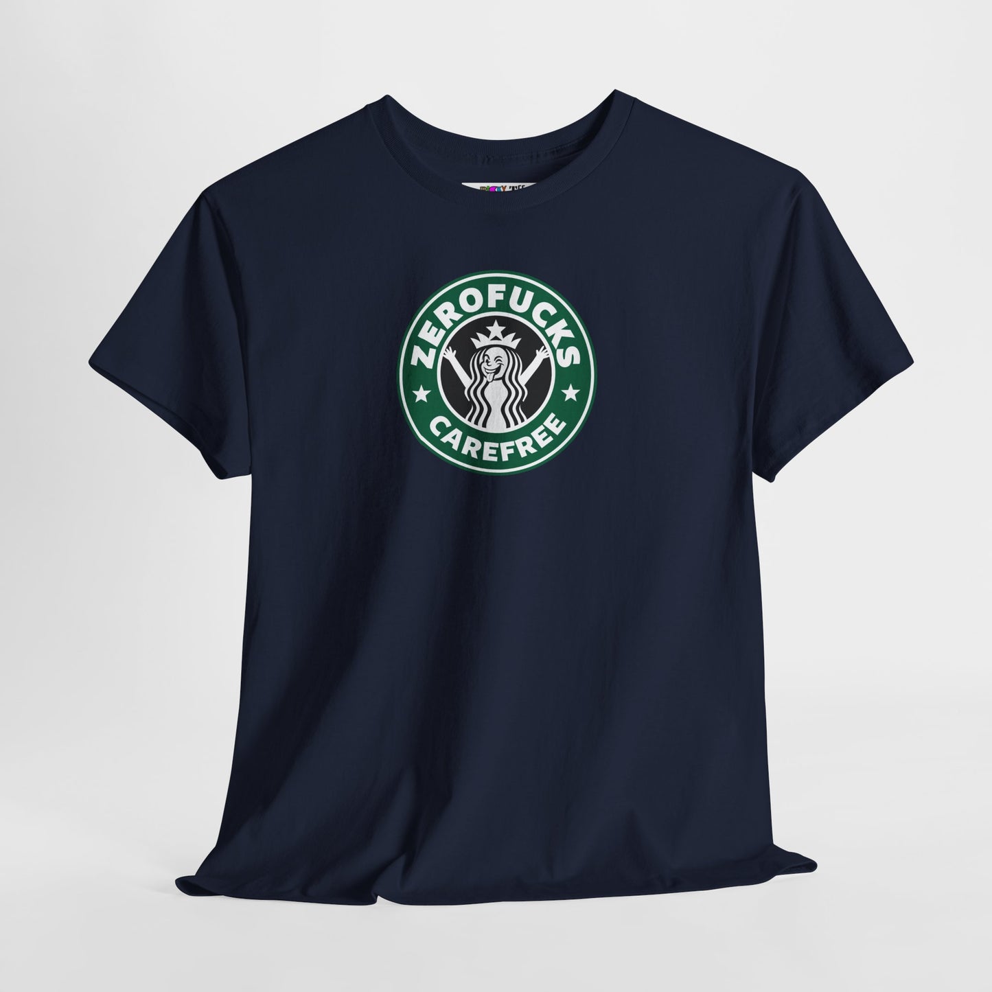 ZEROFUCKS CAREFREE Unisex Heavy Cotton Tee