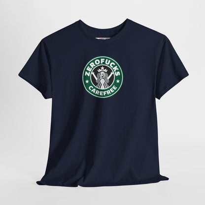 ZEROFUCKS CAREFREE Unisex Heavy Cotton Tee
