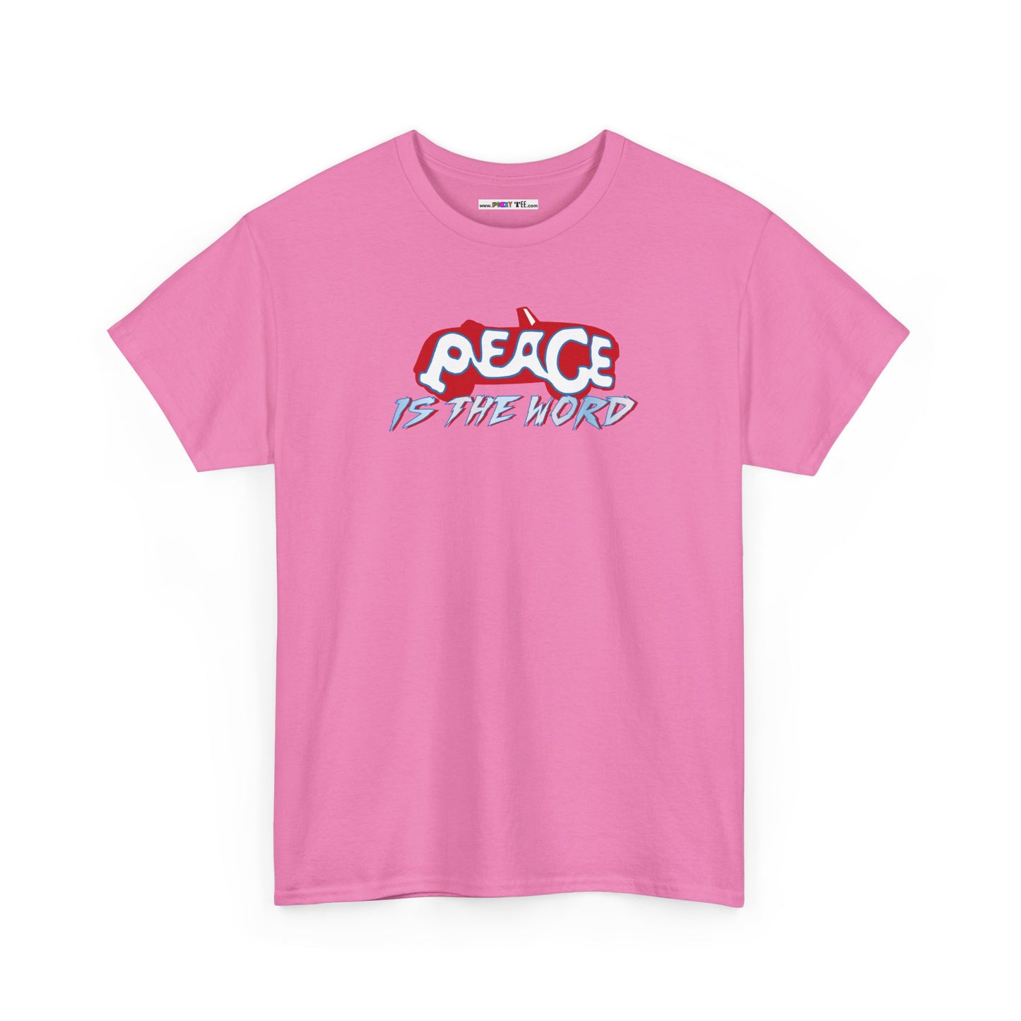 PEACE IS THE WORD Unisex Heavy Cotton Tee