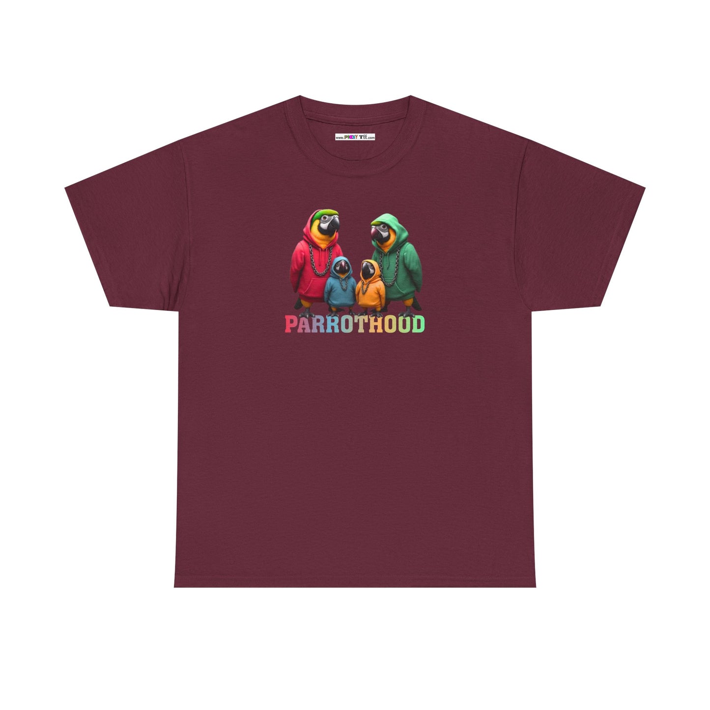 PARROTHOOD Unisex Heavy Cotton Tee